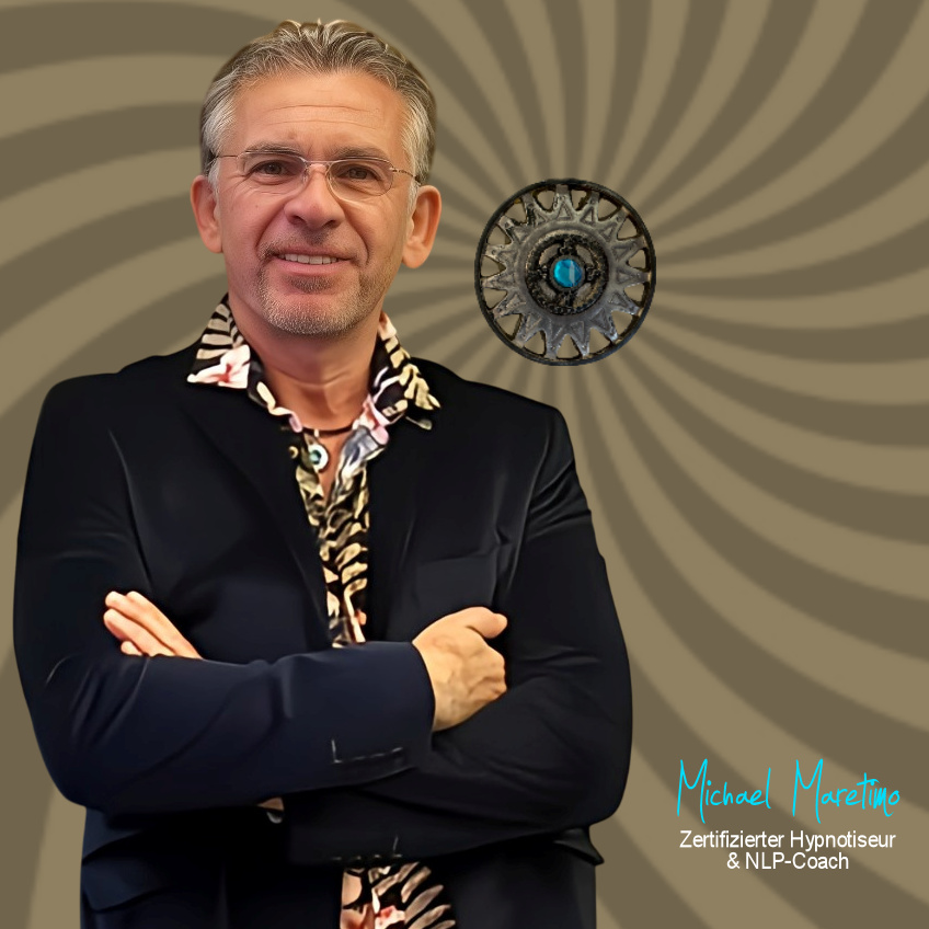 Michael Maretimo zertifizierter Hypnotiseur - Spirale - Neu - quadratisch - ohne by & Partner
