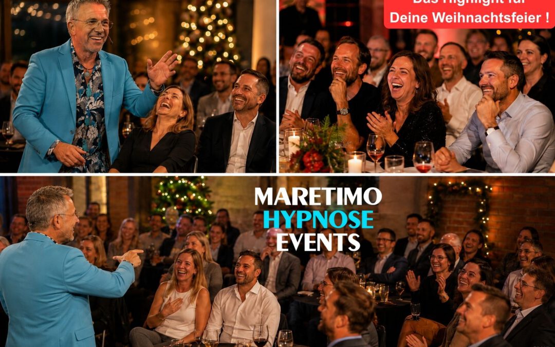 🎅 Hypnose-Show für die Weihnachtsfeier 🎄 die außergewöhnliche Weihnachtsfeier-Idee !