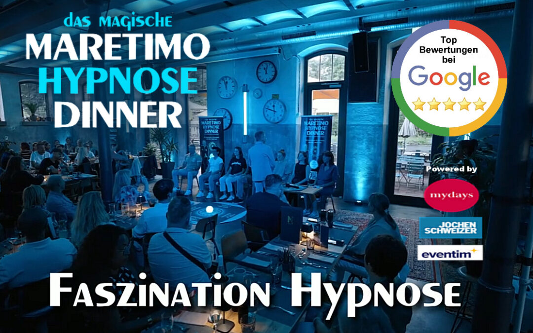 🌀 1. Hypnose-Dinner restlos ausverkauft !“ 💫 Maretimo startet neue Veranstaltungsreihe in Augsburg & München